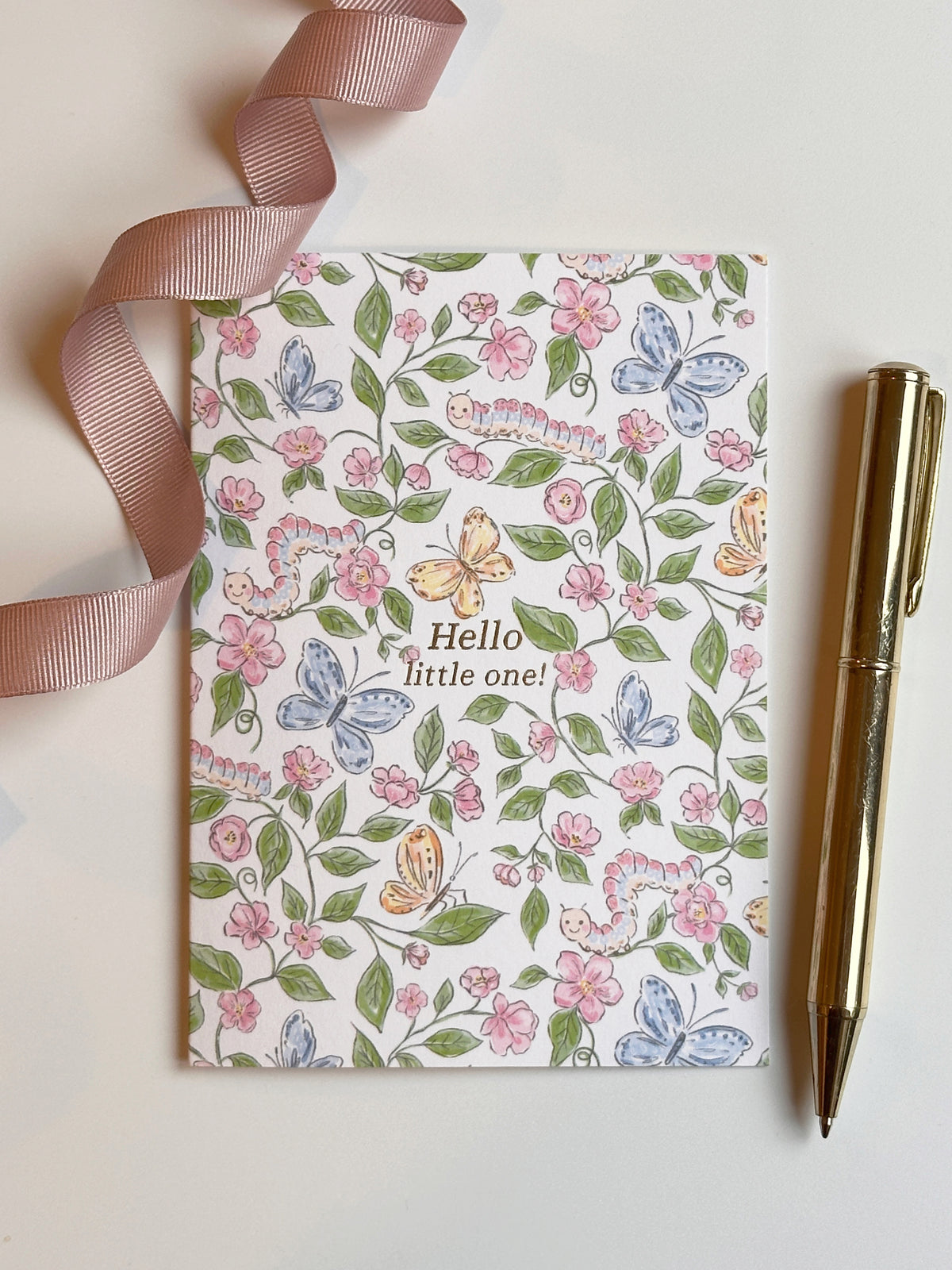 Hello Little One New Baby Card