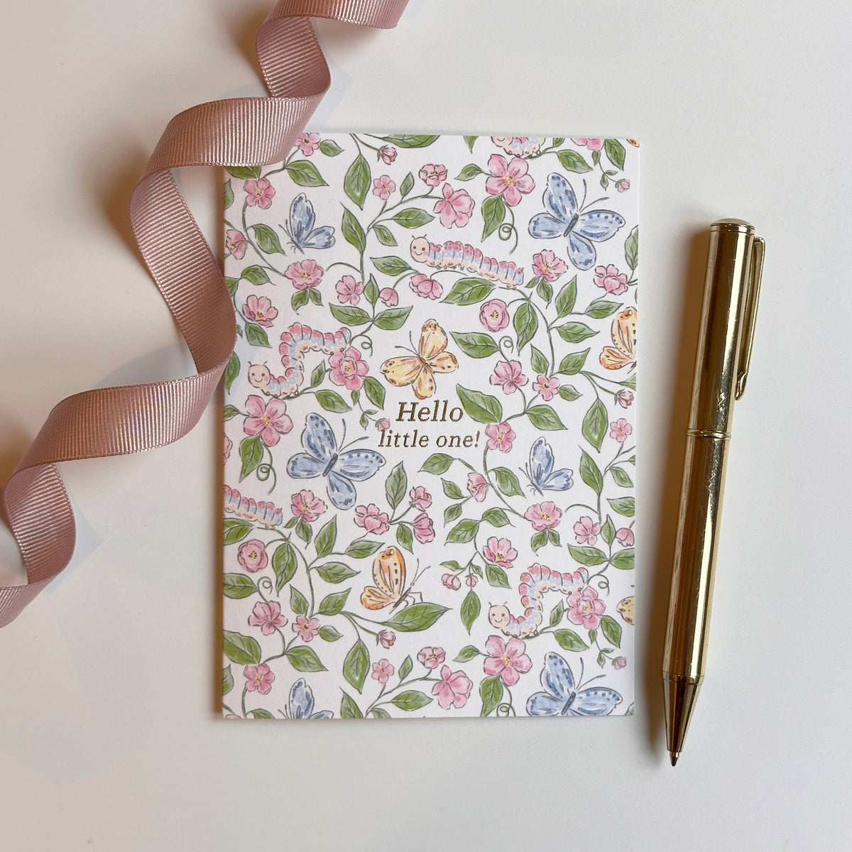 Hello Little One New Baby Card