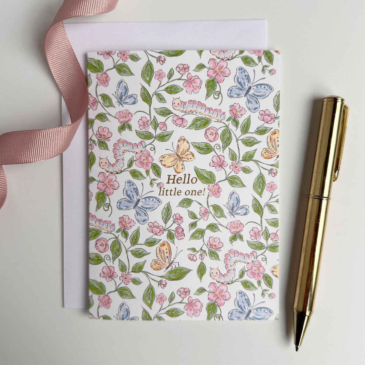 Hello Little One New Baby Card