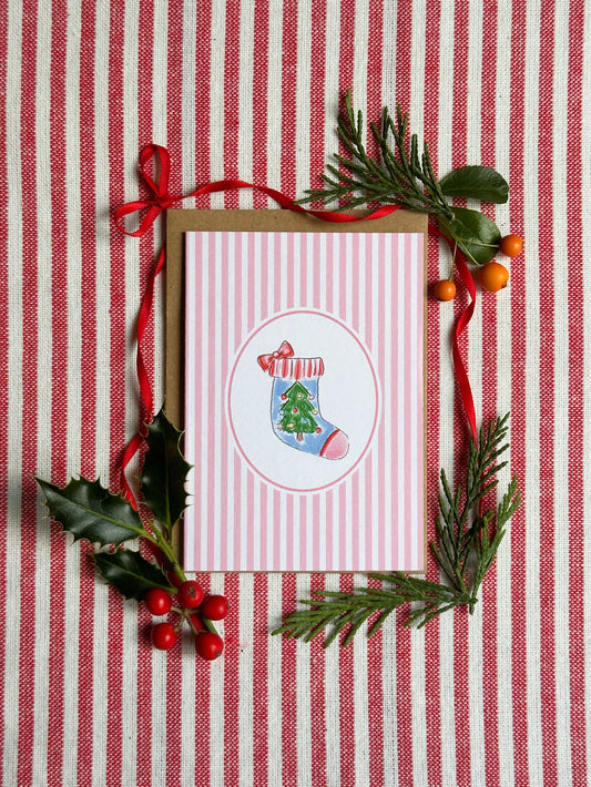 Christmas Stocking A7 Mini Card
