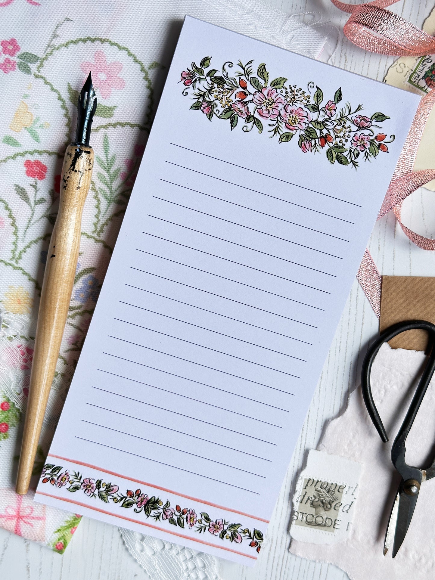 Rosehip To Do List Notepad